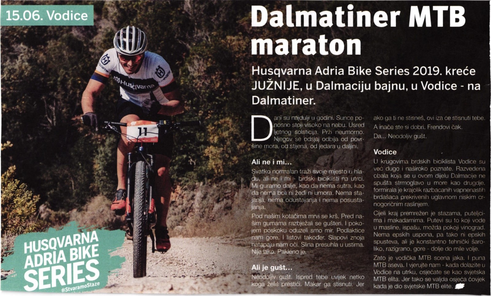 Vodice MTB Maraton Dalmatiner 2020 Tourist Board Vodice